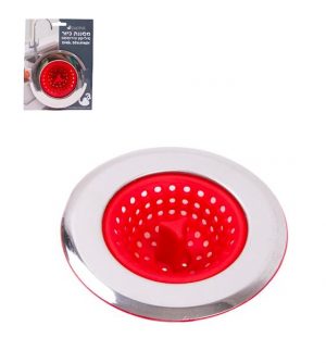 מסננת כיור סיליקון ונירוסטה כלי מטבח