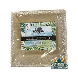 קערת דקל מרובעת כלים חד פעמיים